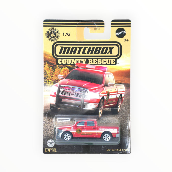 Matchbox 2015 RAM 1500 - County Rescue (2024) 1/6