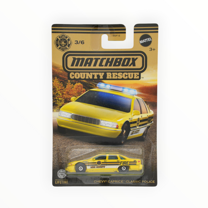 Matchbox Chevy Caprice Classic Police - County Rescue (2024) 3/6