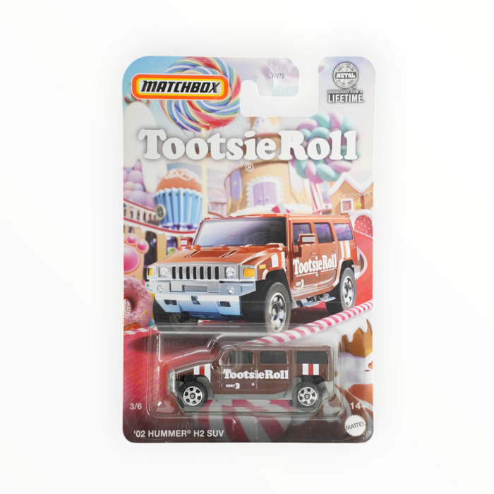 Matchbox '02 Hummer H2 SUV Concept (Tootsie Roll) Candy Series (2024) 3/6