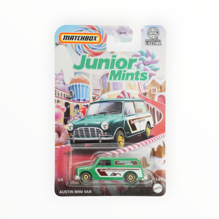 Matchbox Austin Mini Van (Junior Mints) Candy Series (2024) 5/6