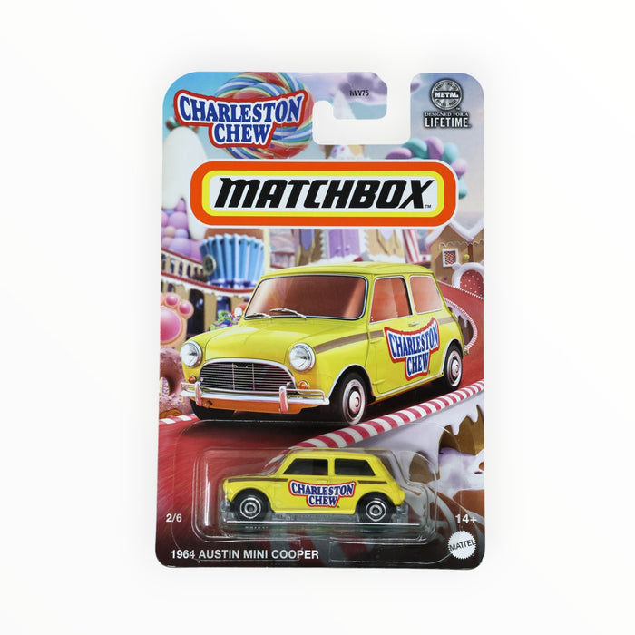 Matchbox 1964 Austin Mini Cooper (Charleston Chew) Candy Series (2024) 2/6