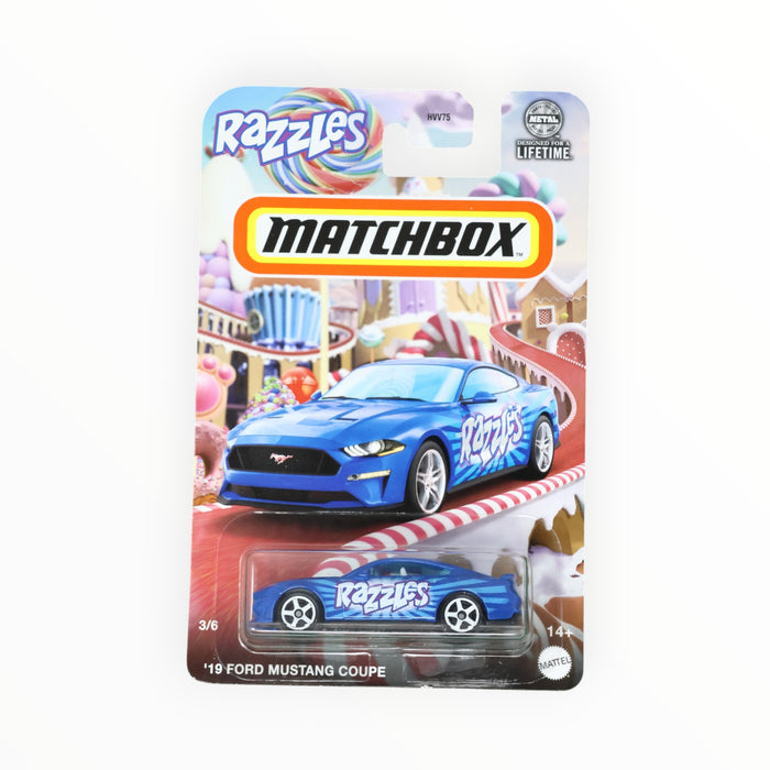 Matchbox '19 Ford Mustang Coupe (Razzles) Candy Series (2024) 3/6