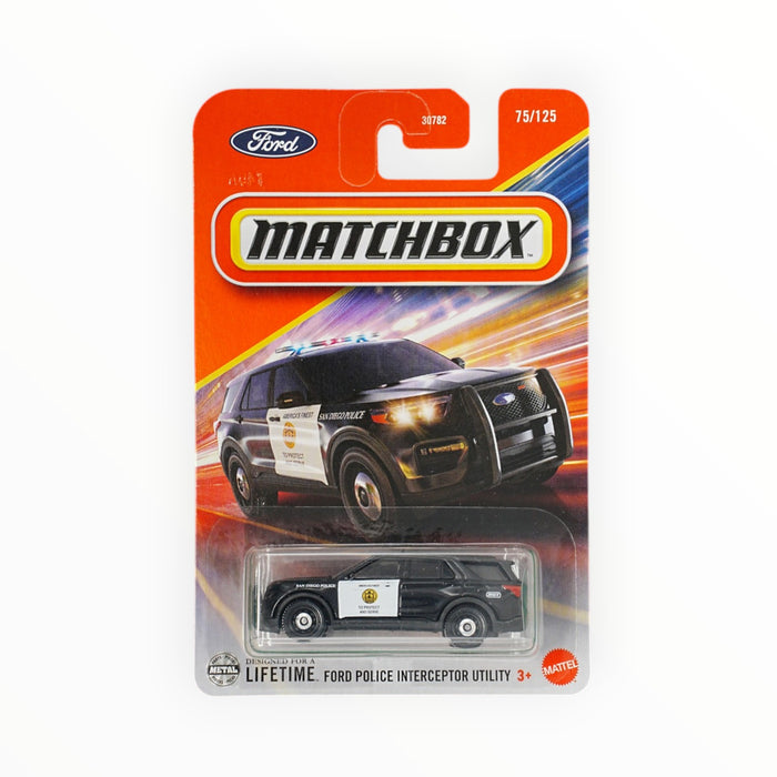 Matchbox Ford Police Interceptor Utility - Mainline (2025) 75/125