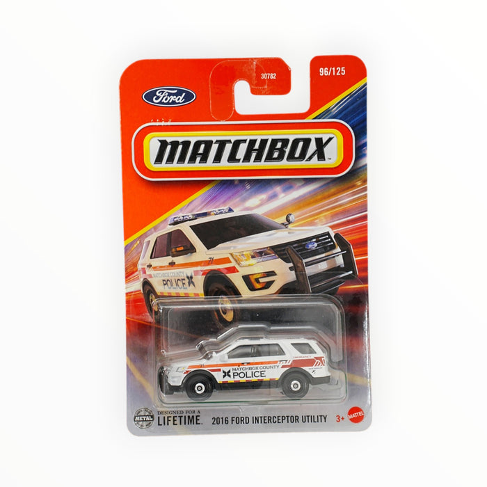 Matchbox 2016 Ford Interceptor Utility - Mainline (2025) 96/125