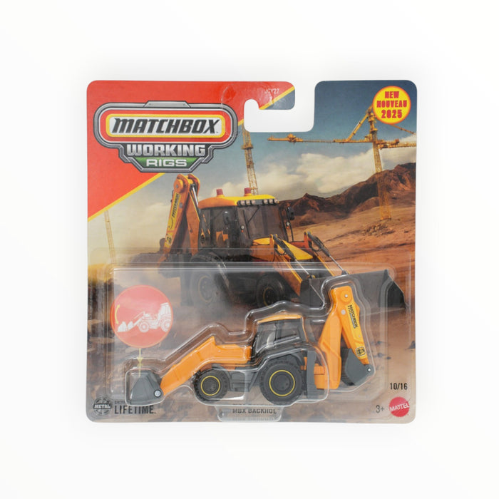 Matchbox MBX Backhoe (New) - Working Rigs (2025) 10/16