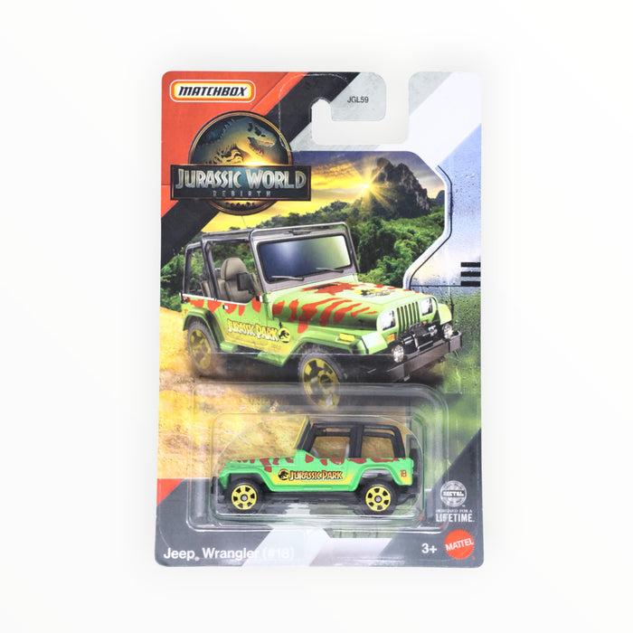 Matchbox Jeep Wrangler (#18) - Jurassic World Rebirth (2025)