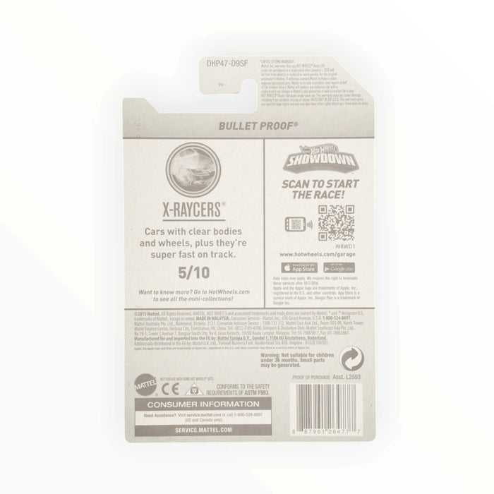 Hot Wheels Bullet Proof (Snowflake Card) Mainline (2016) 15/250