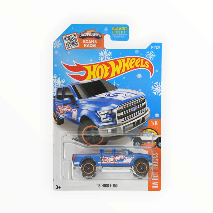 Hot Wheels '15 Ford F-150 (Snowflake Card) Mainline (2016) 141/250