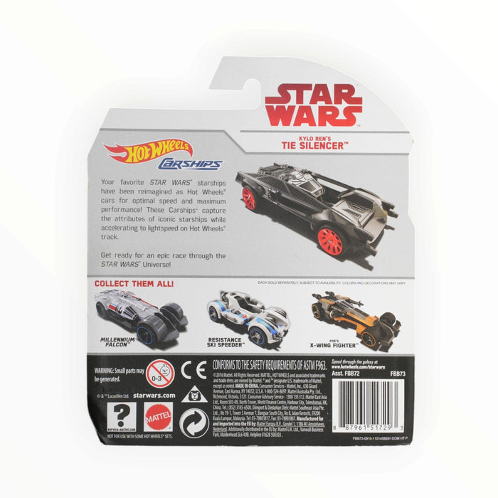 Hot Wheels Kylo Ren's TIE Silencer - Star Wars Carships (2017)