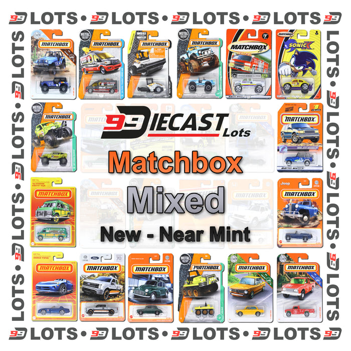 99Diecast Matchbox Lot - Mixed - New Near Mint - Choose Your Lot Size