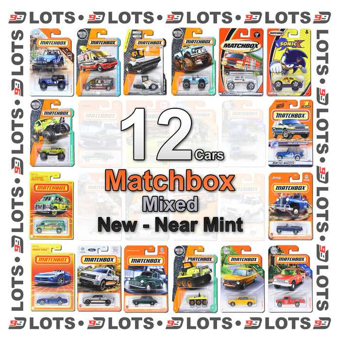 99Diecast Matchbox Lot - Mixed - New Near Mint - Choose Your Lot Size