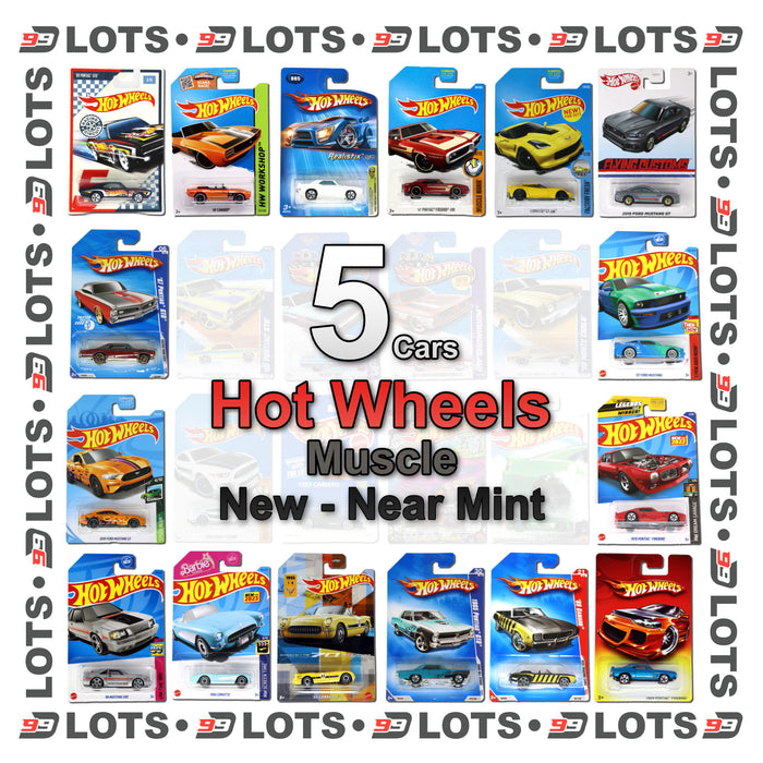 99Diecast Hot Wheels Lot - Muscle Cars - New Near Mint - Choose Your Lot Size