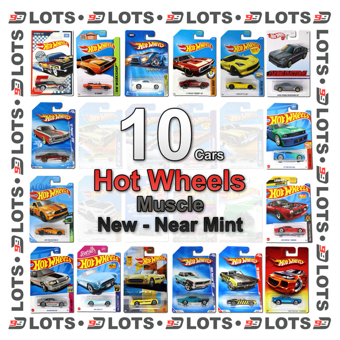 99Diecast Hot Wheels Lot - Muscle Cars - New Near Mint - Choose Your Lot Size