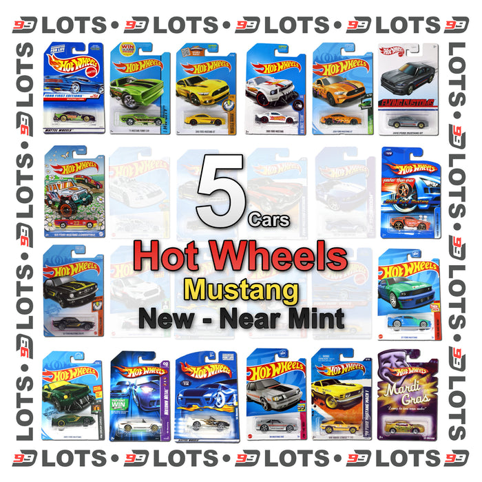 99Diecast Hot Wheels Lot - Mustang - New Near Mint - Choose Your Lot Size