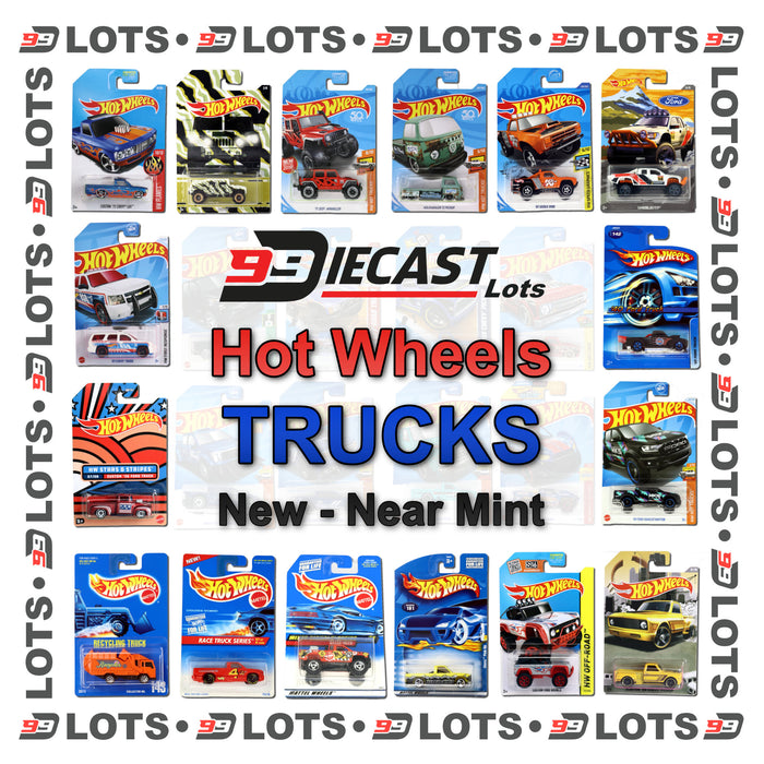 99Diecast Hot Wheels Lot - Trucks - New Near Mint - Choose Your Lot Size