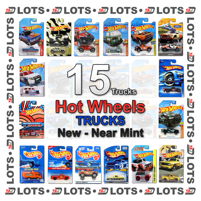 99Diecast Hot Wheels Lot - Trucks - New Near Mint - Choose Your Lot Size