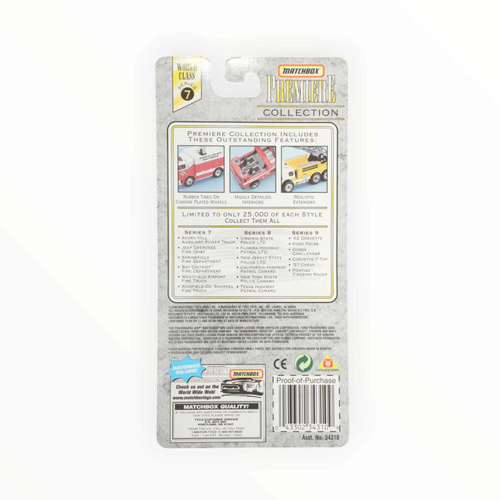 Matchbox Fire Engine - Premiere Collection: World Class (1997)