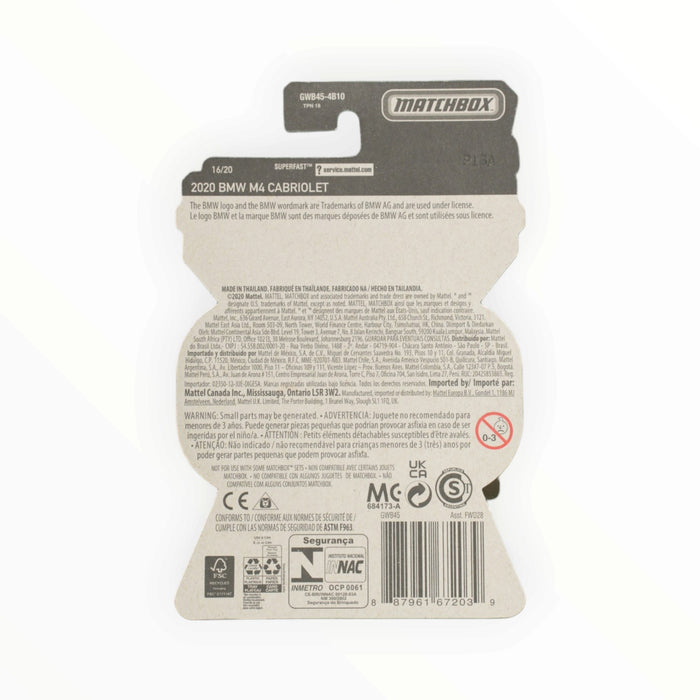 Matchbox 2020 BMW M4 Cabriolet - Moving Parts (2021) 16/20